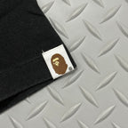 A Bathing Ape Purple College Logo Tee - Size S