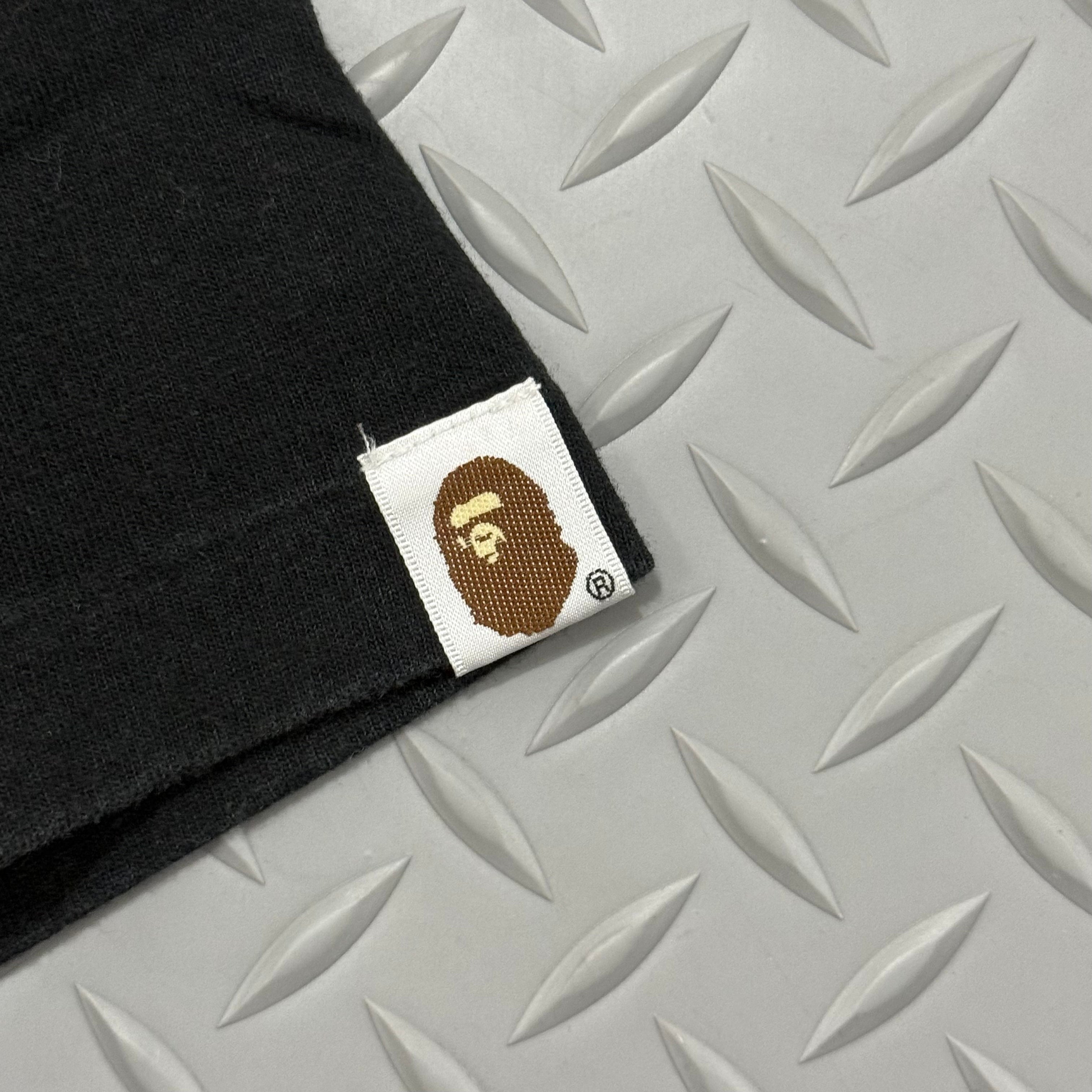 A Bathing Ape Purple College Logo Tee - Size S