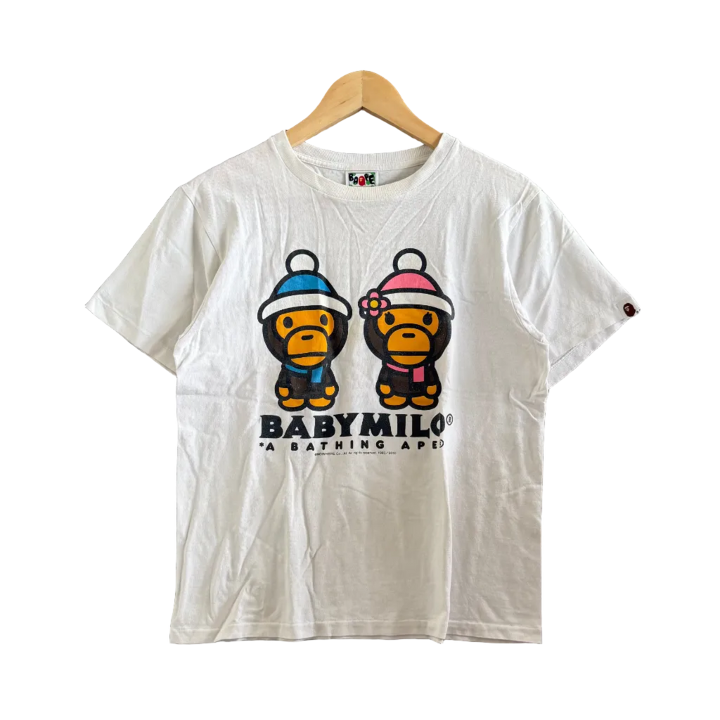 A Bathing Ape Baby Milo Tee - Size M