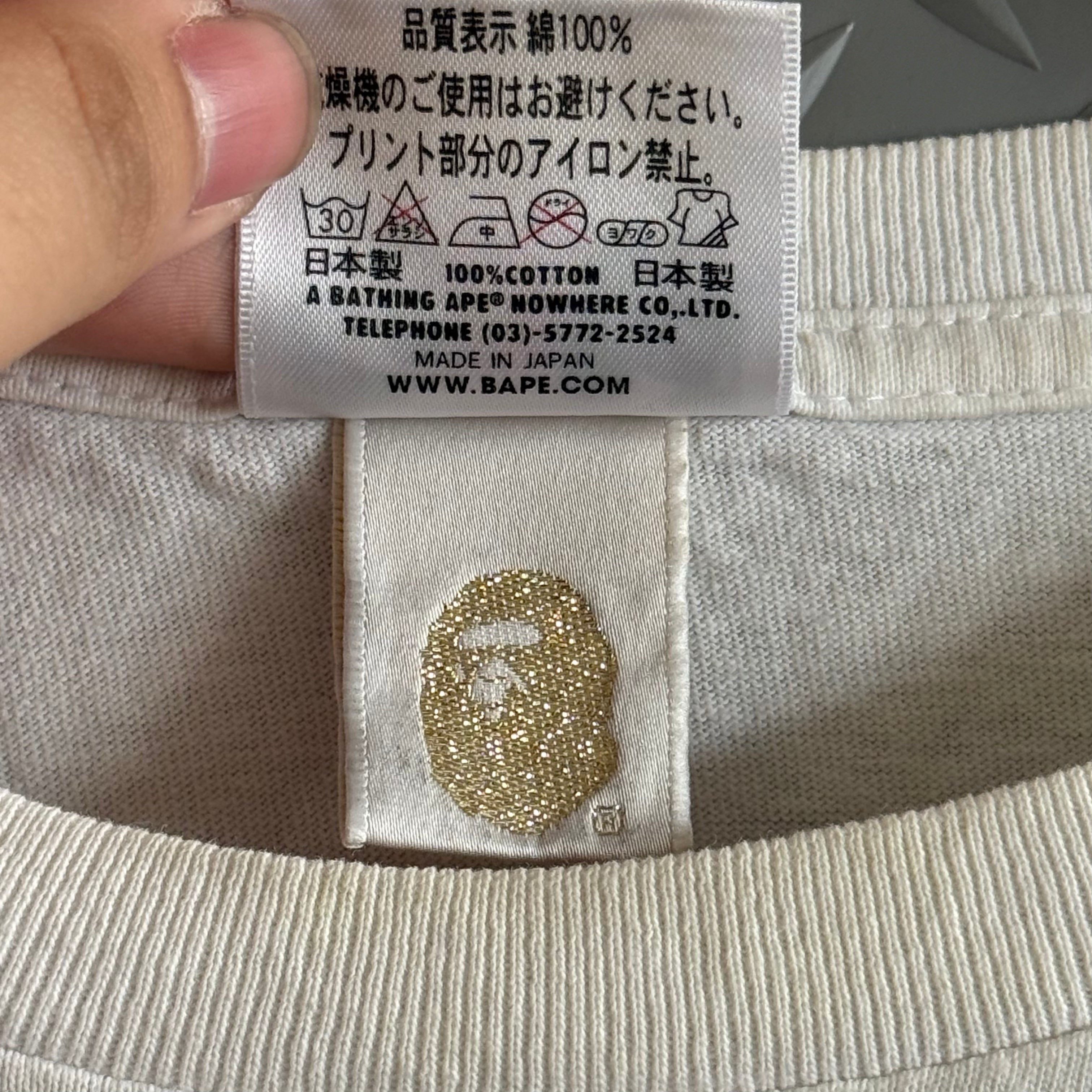 A Bathing Ape Baby Milo Tee - Size M