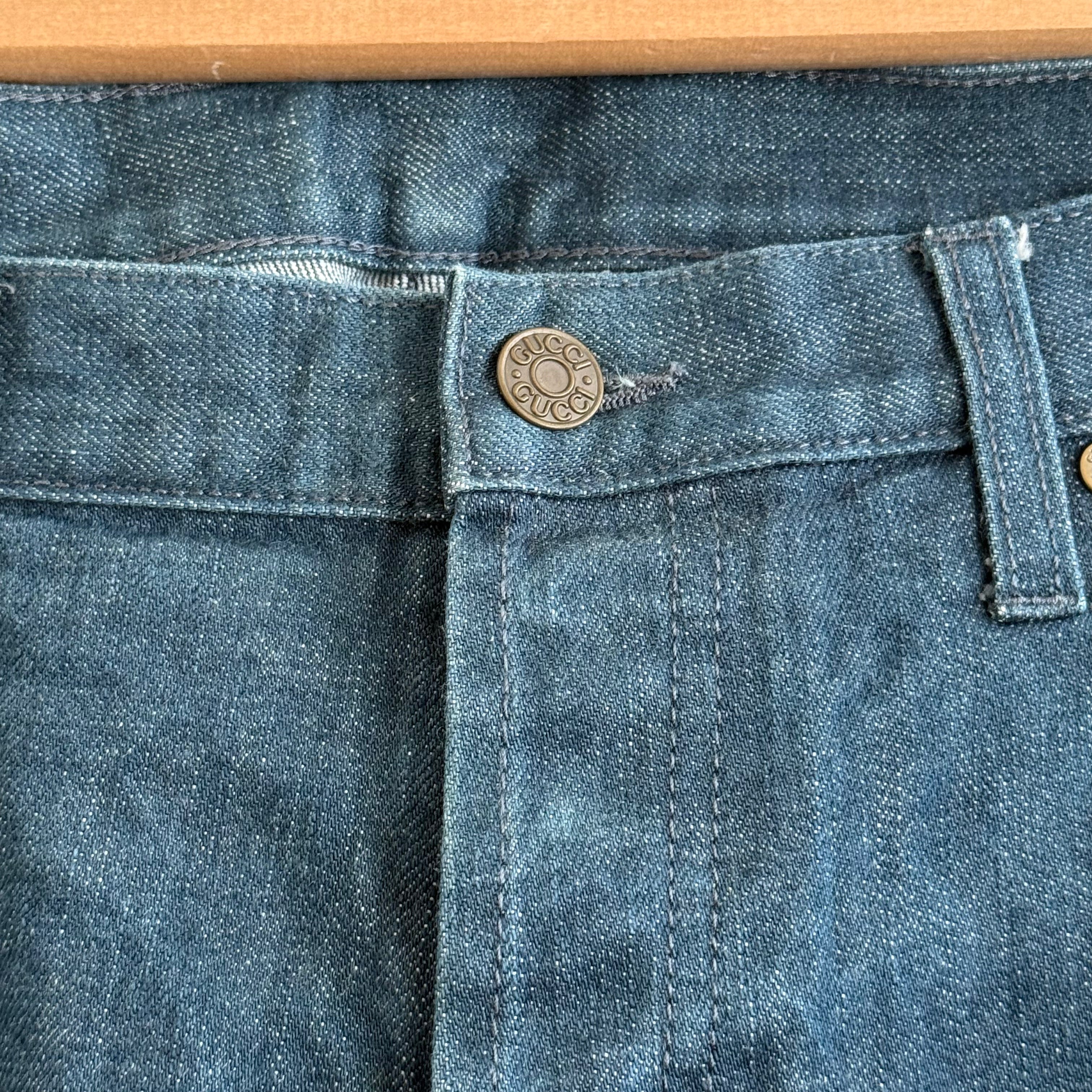 Gucci Blue Denim Jeans - Size 50 on Tag
