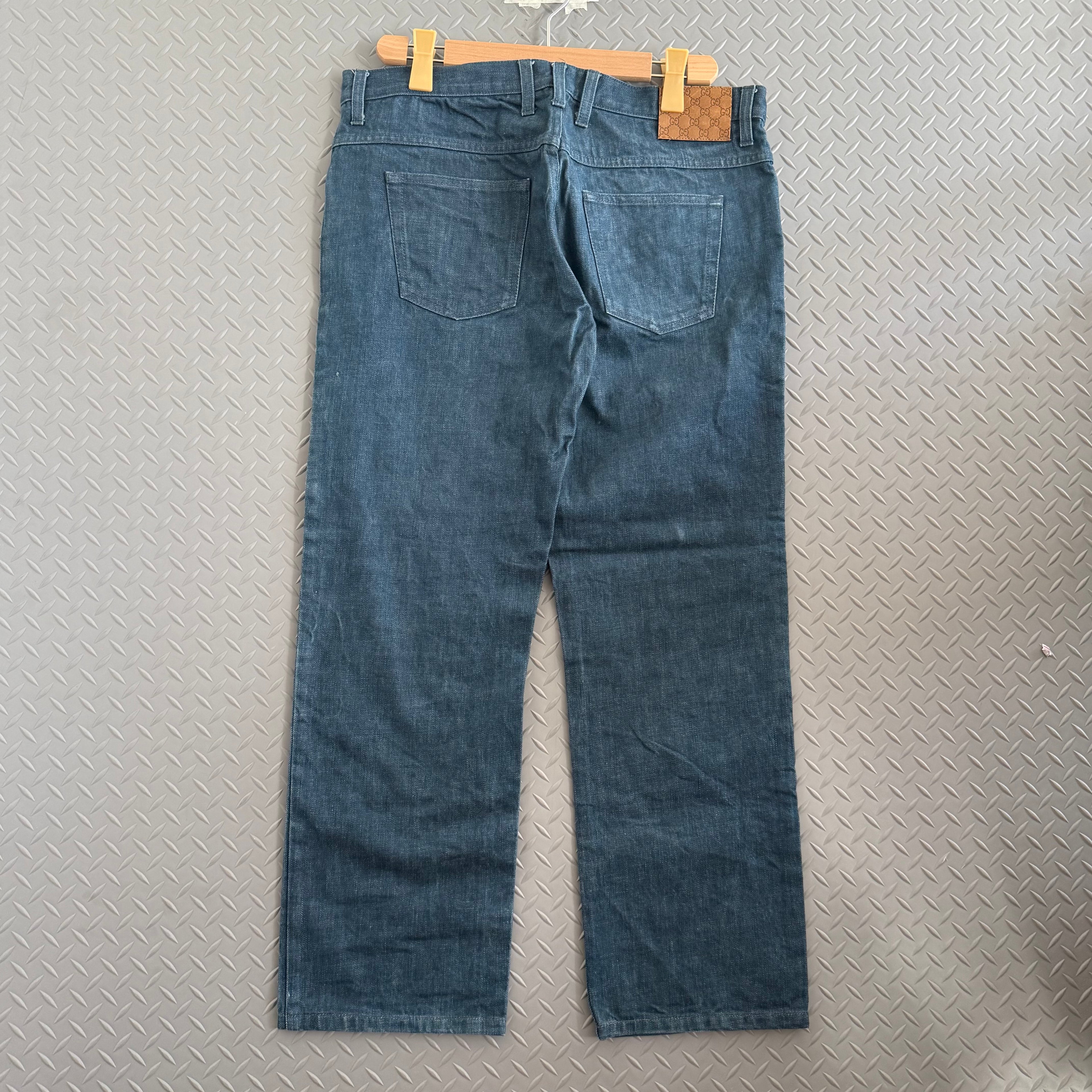 Gucci Blue Denim Jeans - Size 50 on Tag