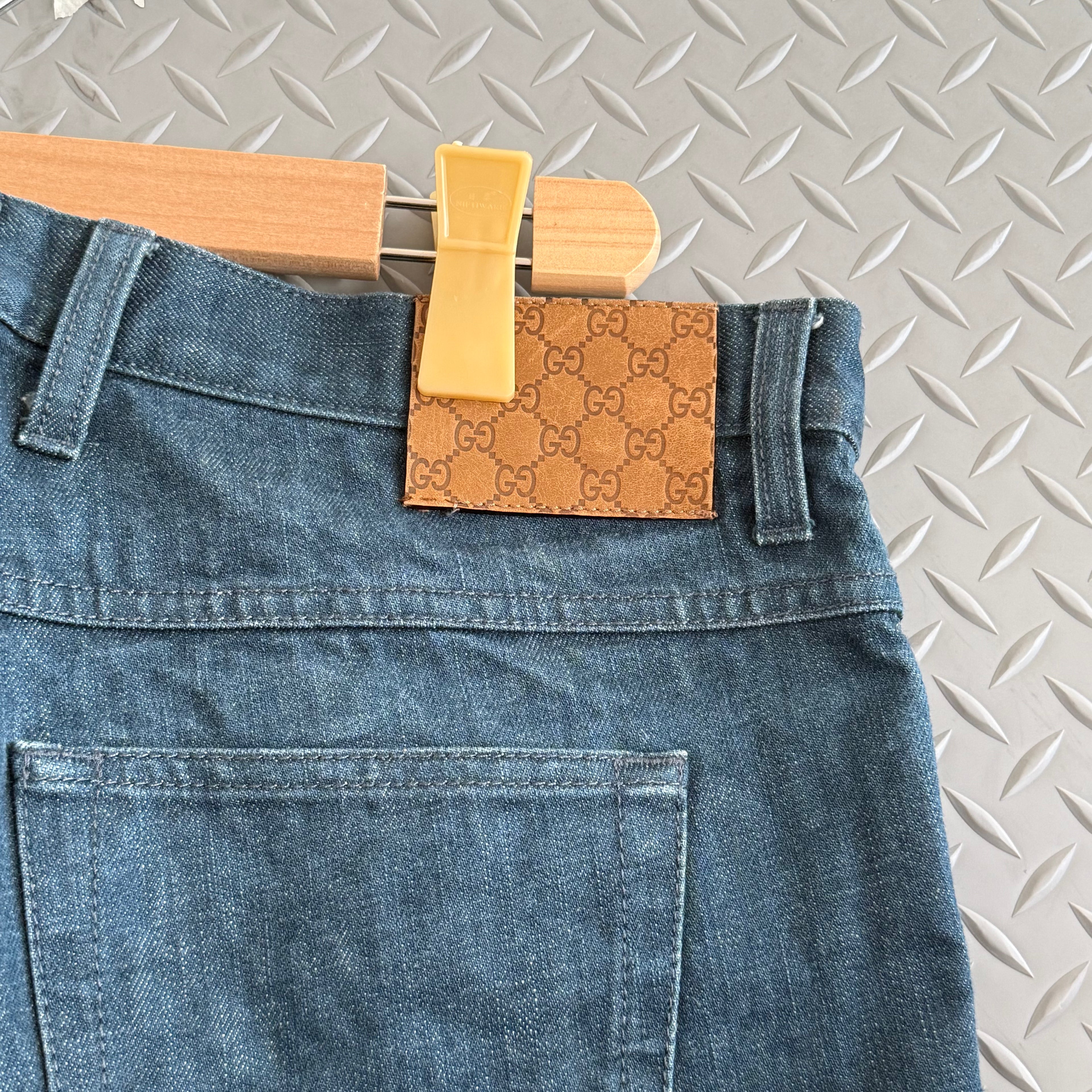 Gucci Blue Denim Jeans - Size 50 on Tag