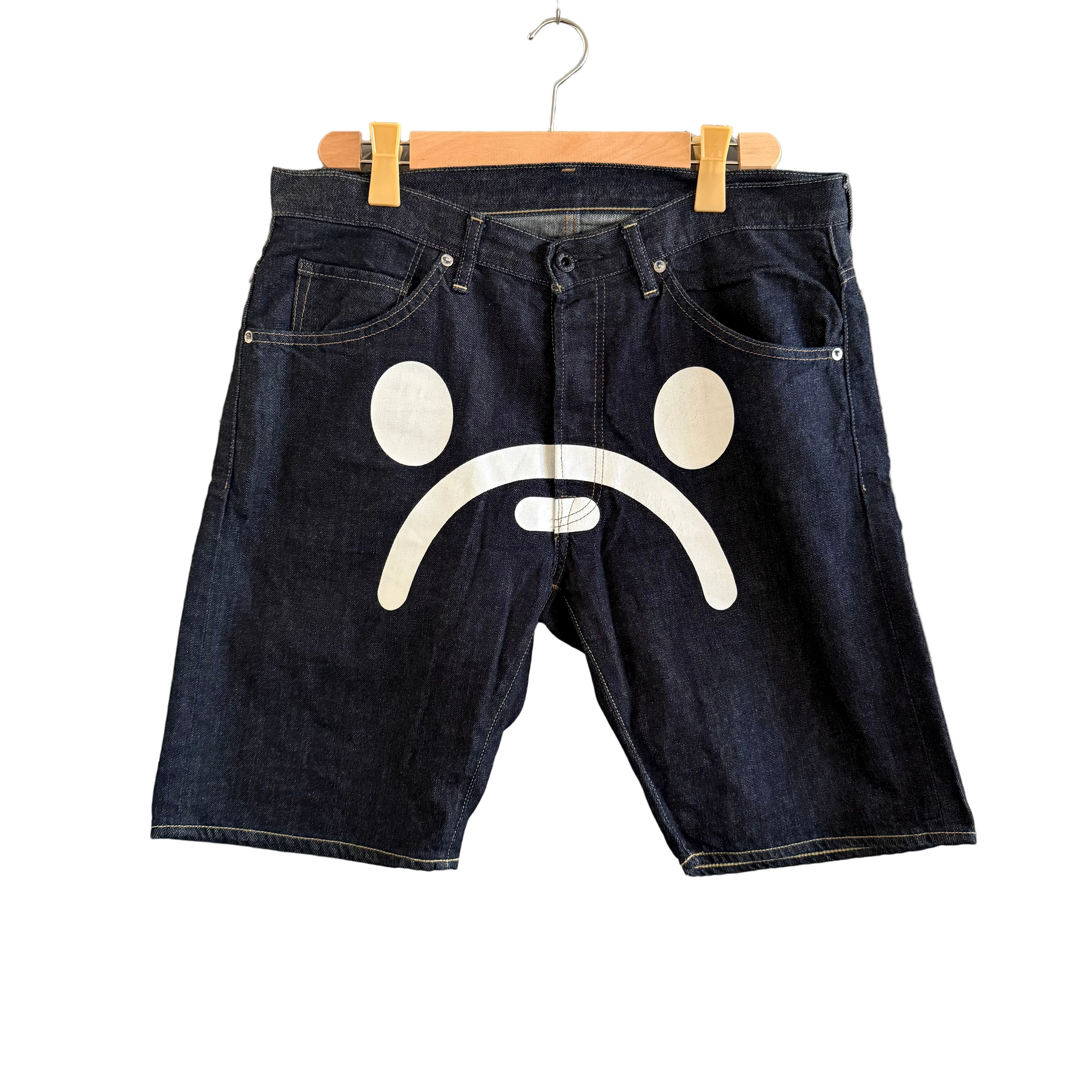 A Bathing Ape Sad Face Jorts - Size M
