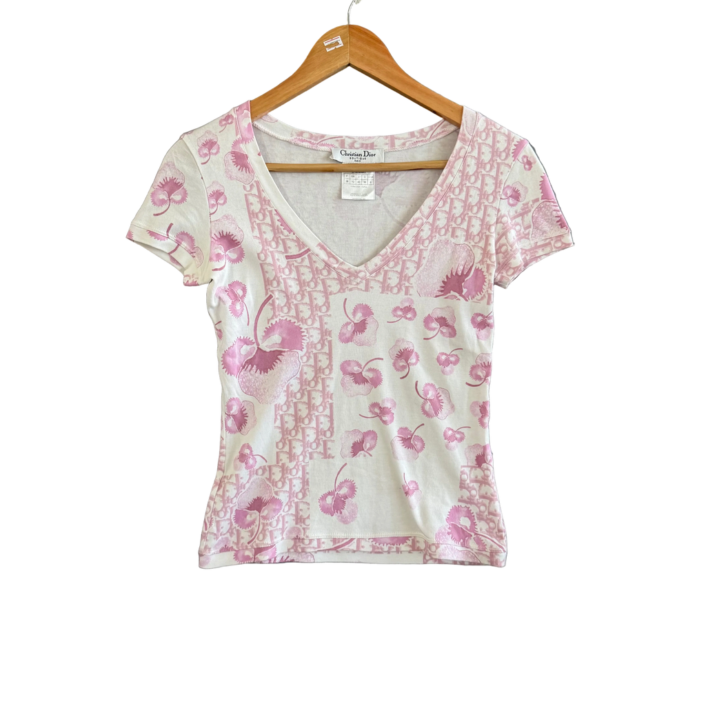 2003 Dior Monorgram Tee Dior by John Galliano - Size