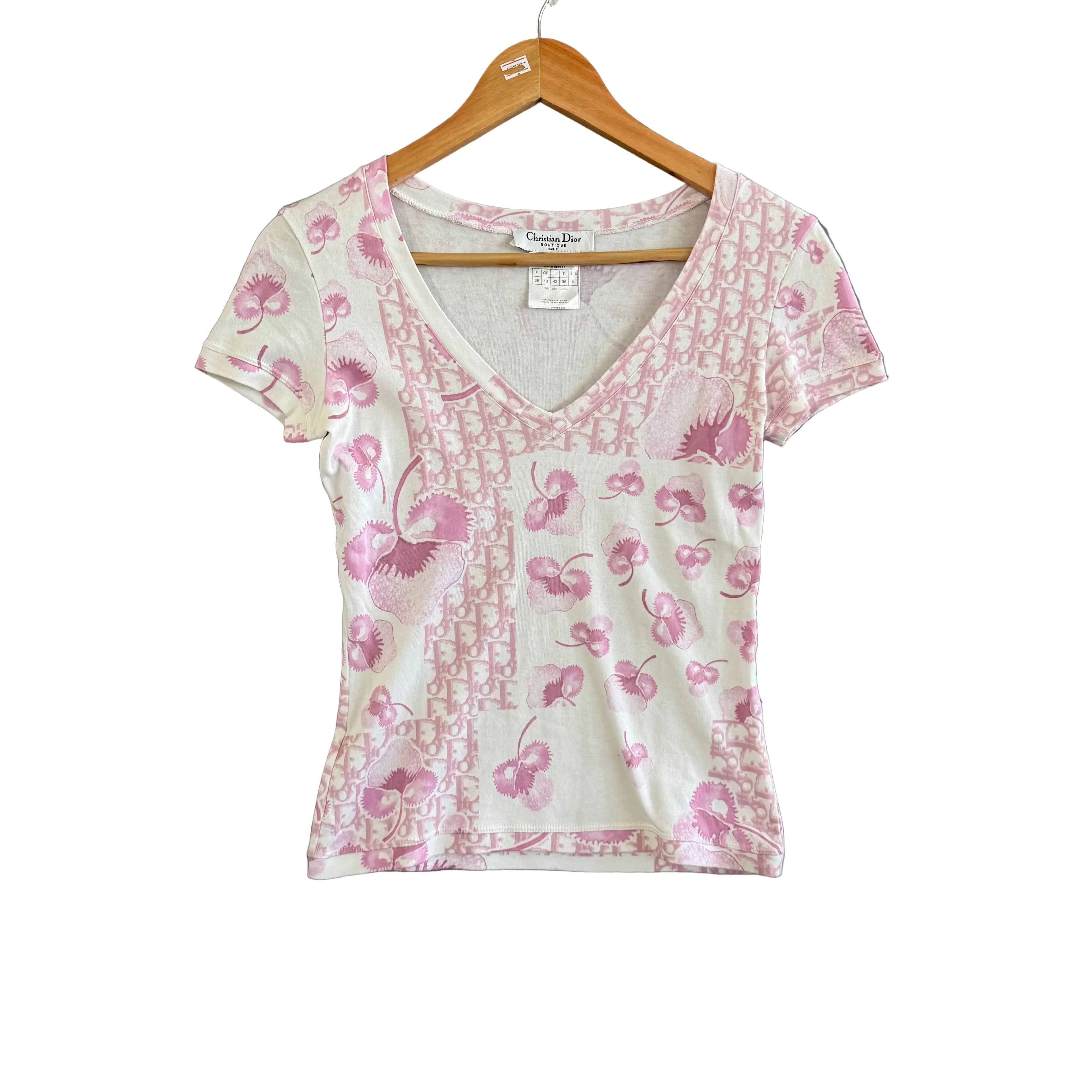 2003 Dior Monorgram Tee Dior by John Galliano - Size