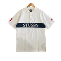 Stussy Center Logo Polo Shirt - Size XL