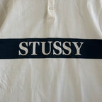 Stussy Center Logo Polo Shirt - Size XL