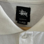 Stussy Center Logo Polo Shirt - Size XL