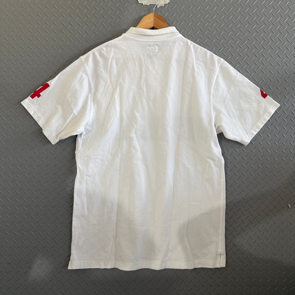 Stussy Center Logo Polo Shirt - Size XL