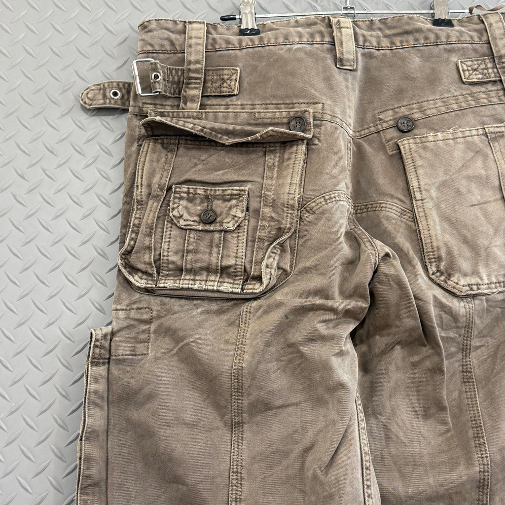 Dolce and Gabbana Distressing Zip Cargo Pants - Size 32