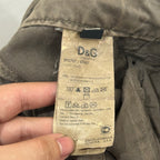 Dolce and Gabbana Distressing Zip Cargo Pants - Size 32