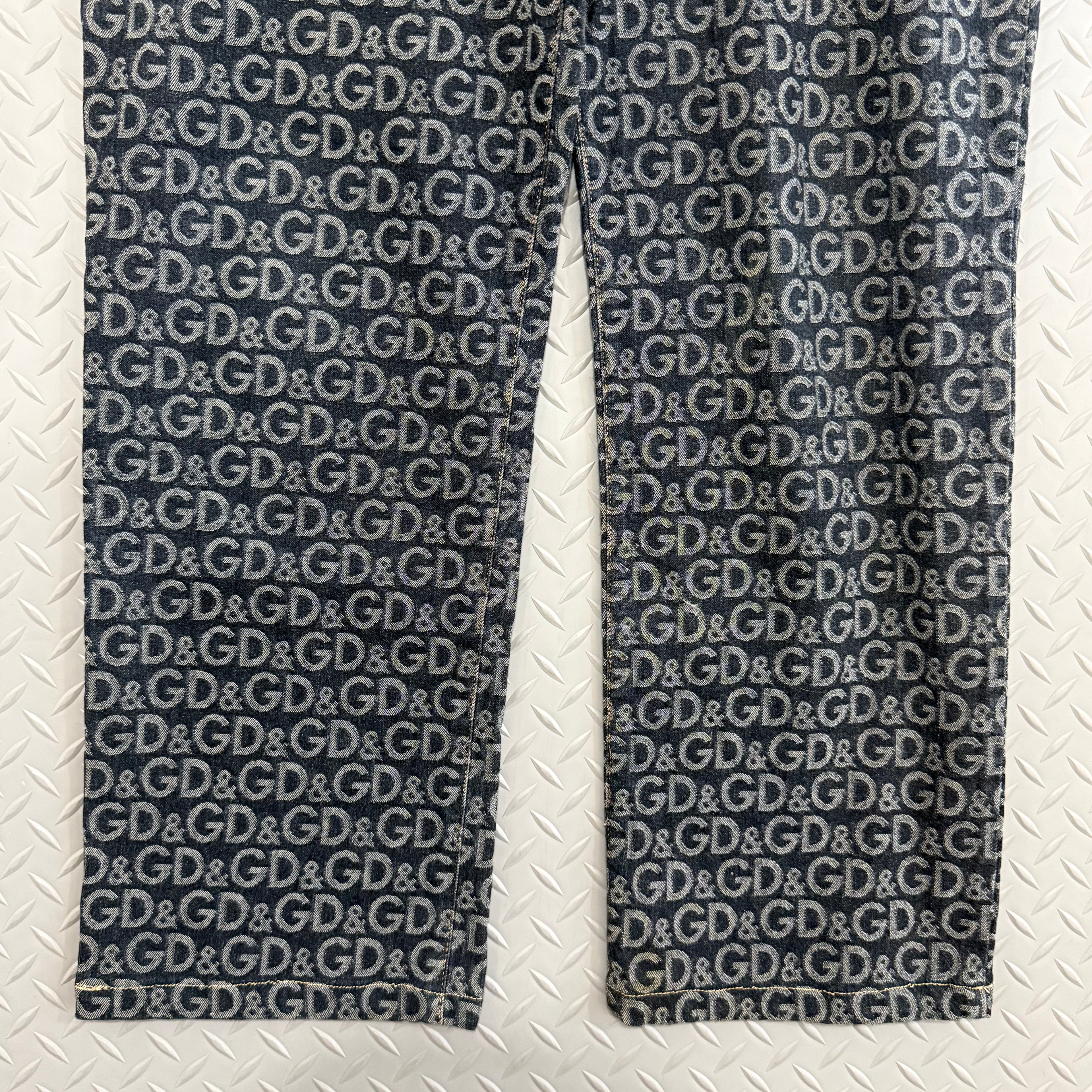 Dolce and Gabban Monogram Jeans - Size 36