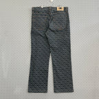 Dolce and Gabban Monogram Jeans - Size 36
