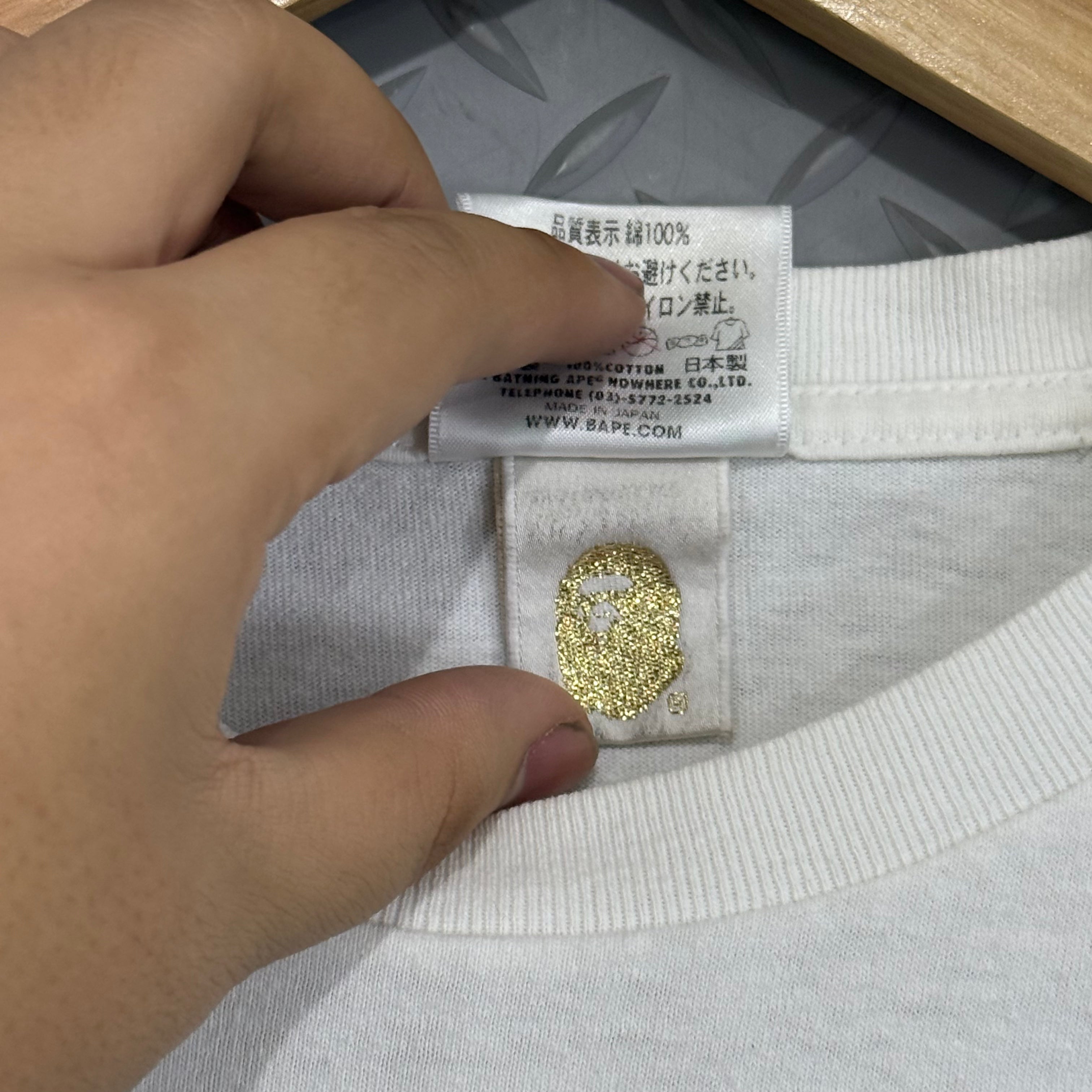 A Bathing Ape Baby Milo Skate Tee - Size M