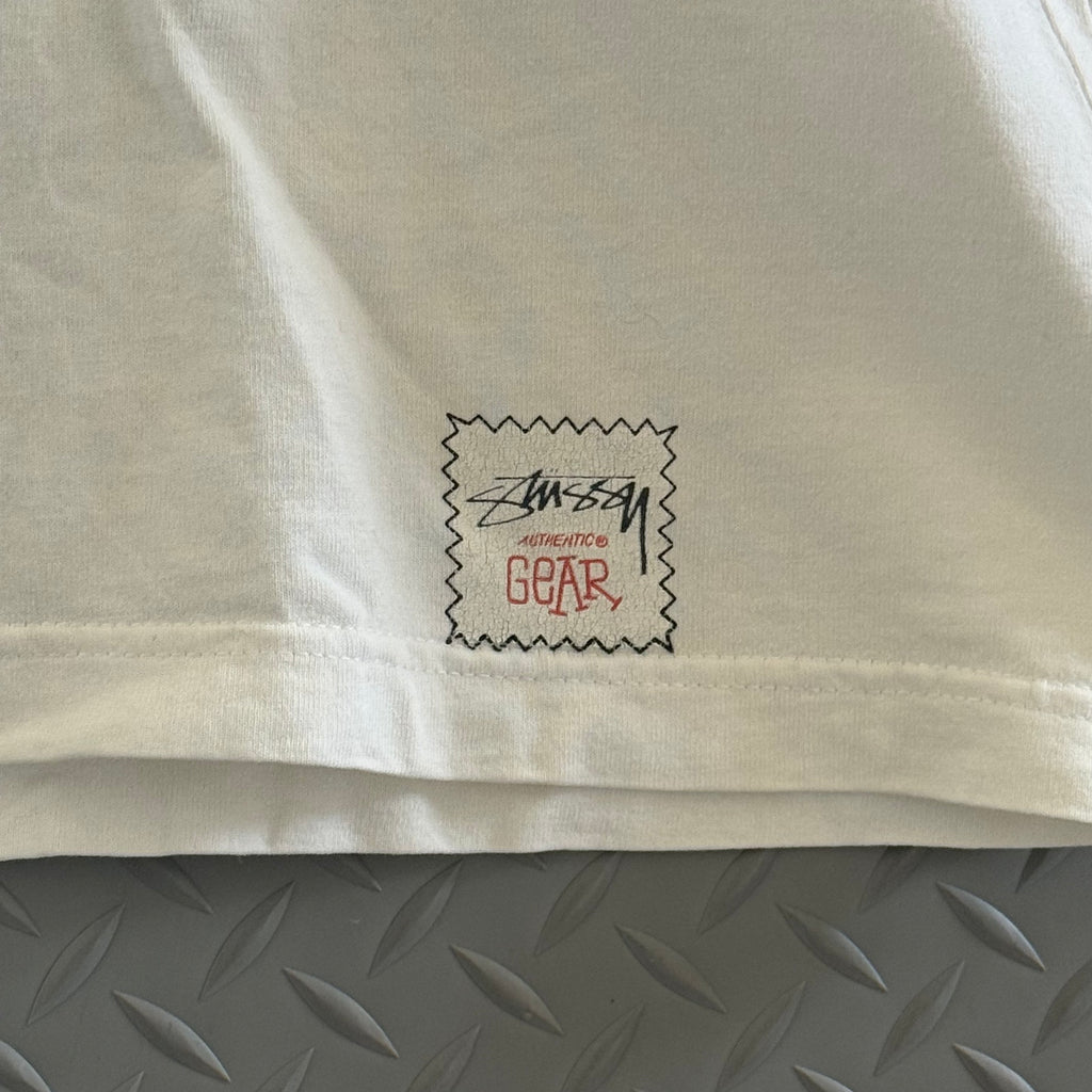 Stussy Distressed "It aint where ya from" Longsleeve Tee - Size XL