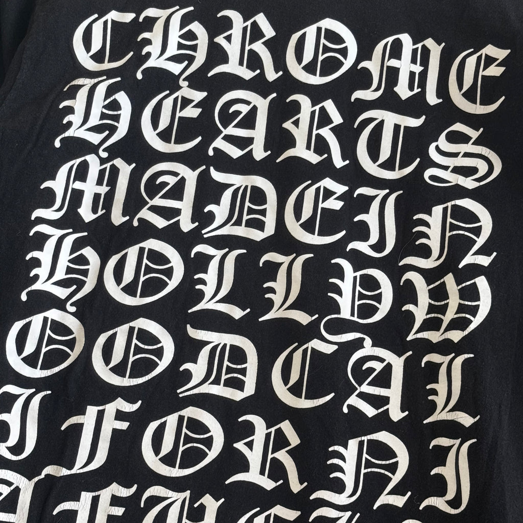 Chrome Hearts Eye Chart Longsleeve Tee - Size S