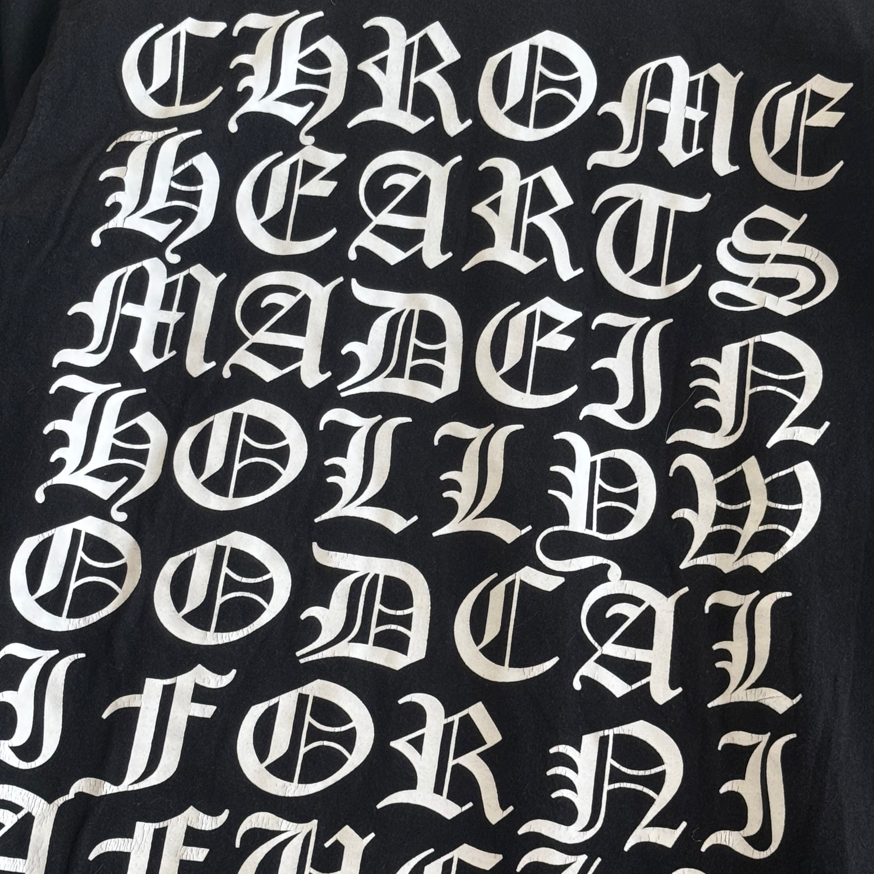 Chrome Hearts Eye Chart Longsleeve Tee - Size S