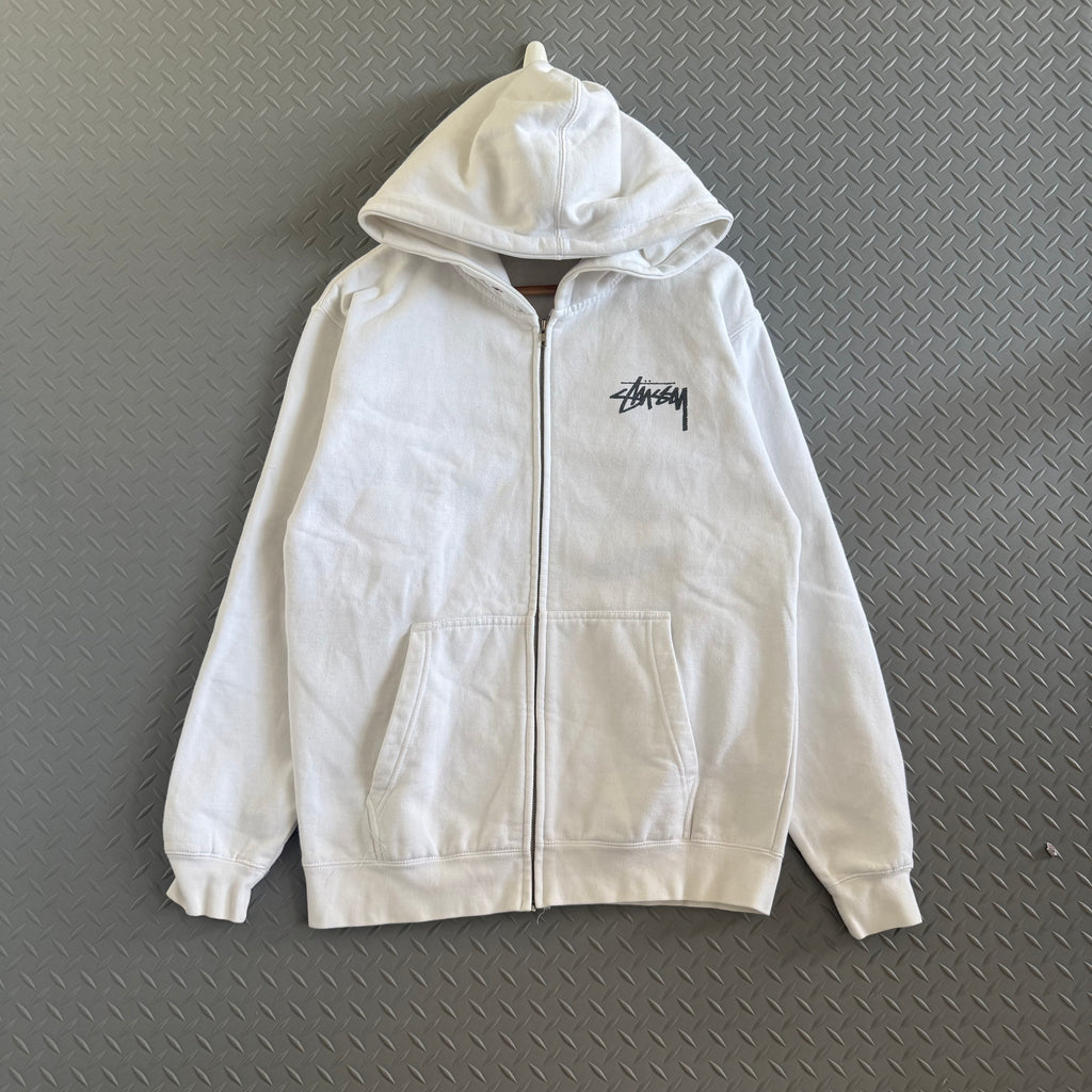 Stussy Zip Up Hoodie - Size M