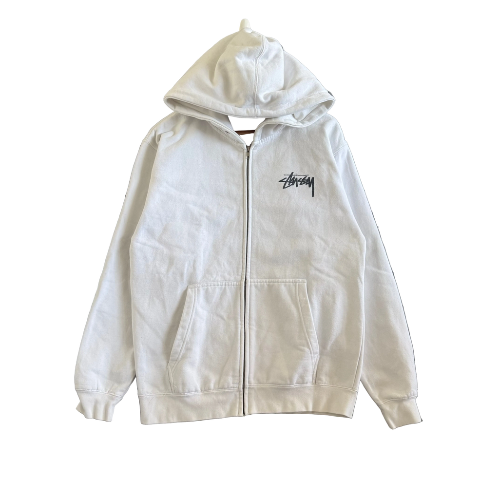 Stussy Zip Up Hoodie - Size M