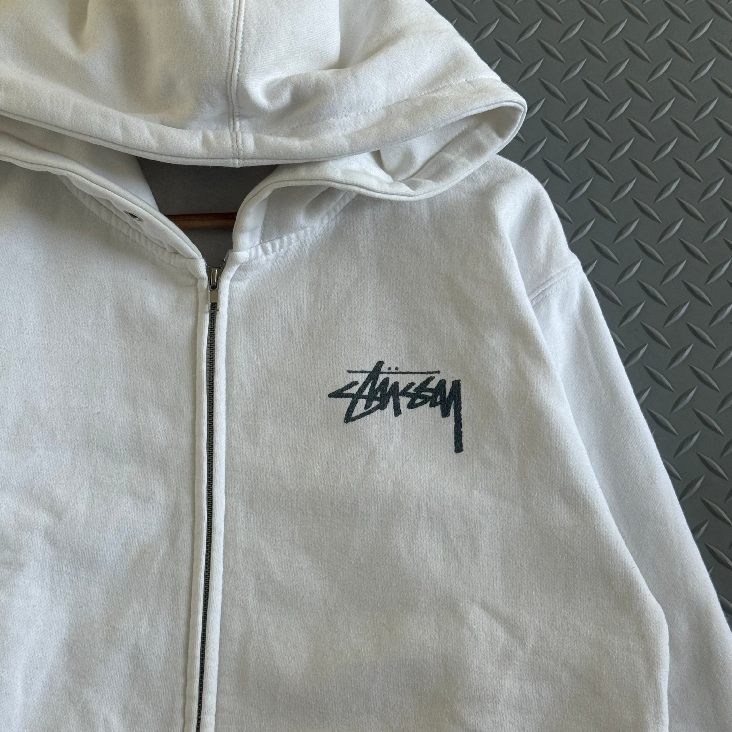 Stussy Zip Up Hoodie - Size M