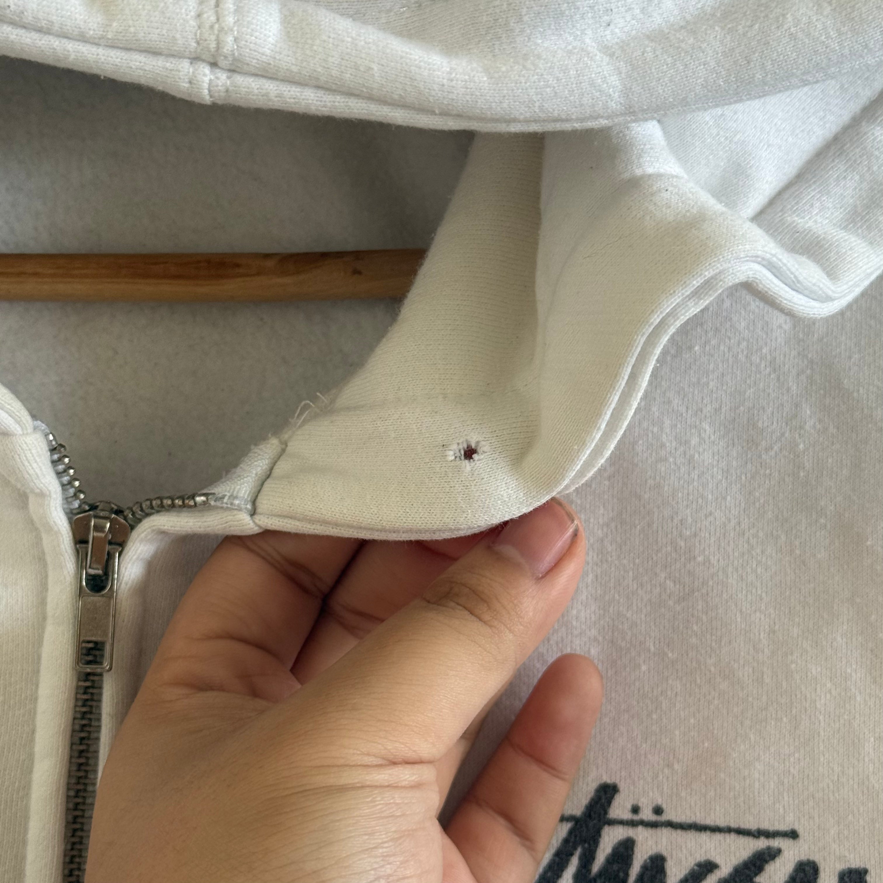 Stussy Zip Up Hoodie - Size M
