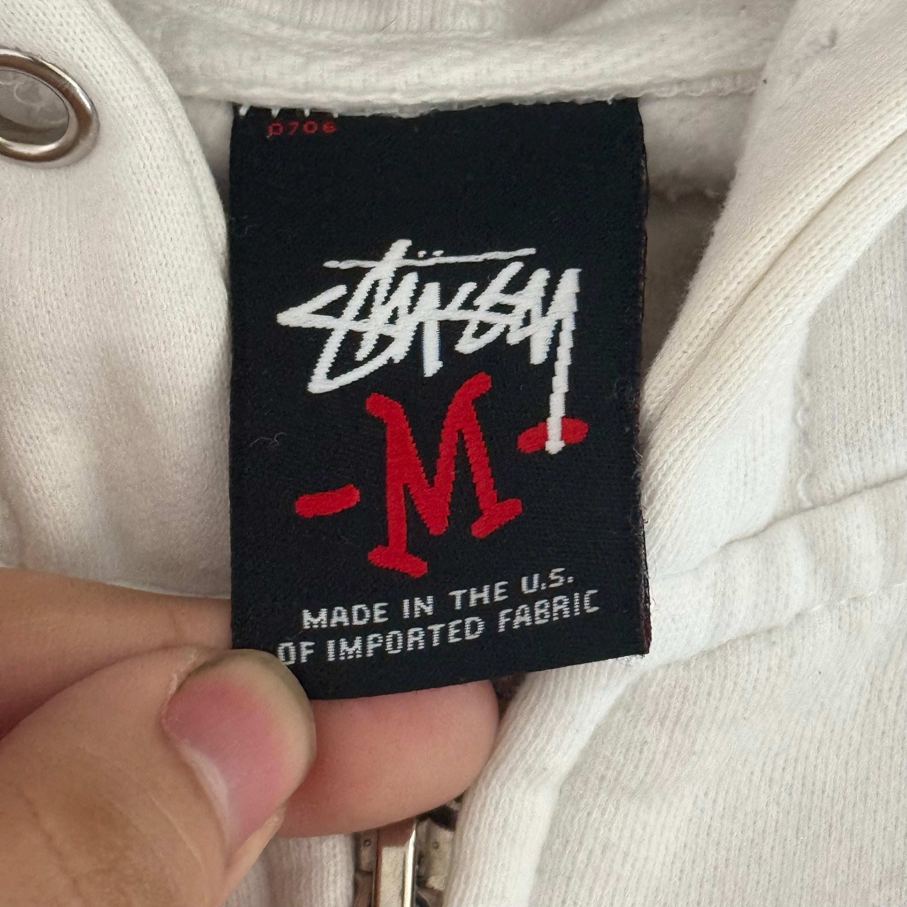 Stussy Zip Up Hoodie - Size M