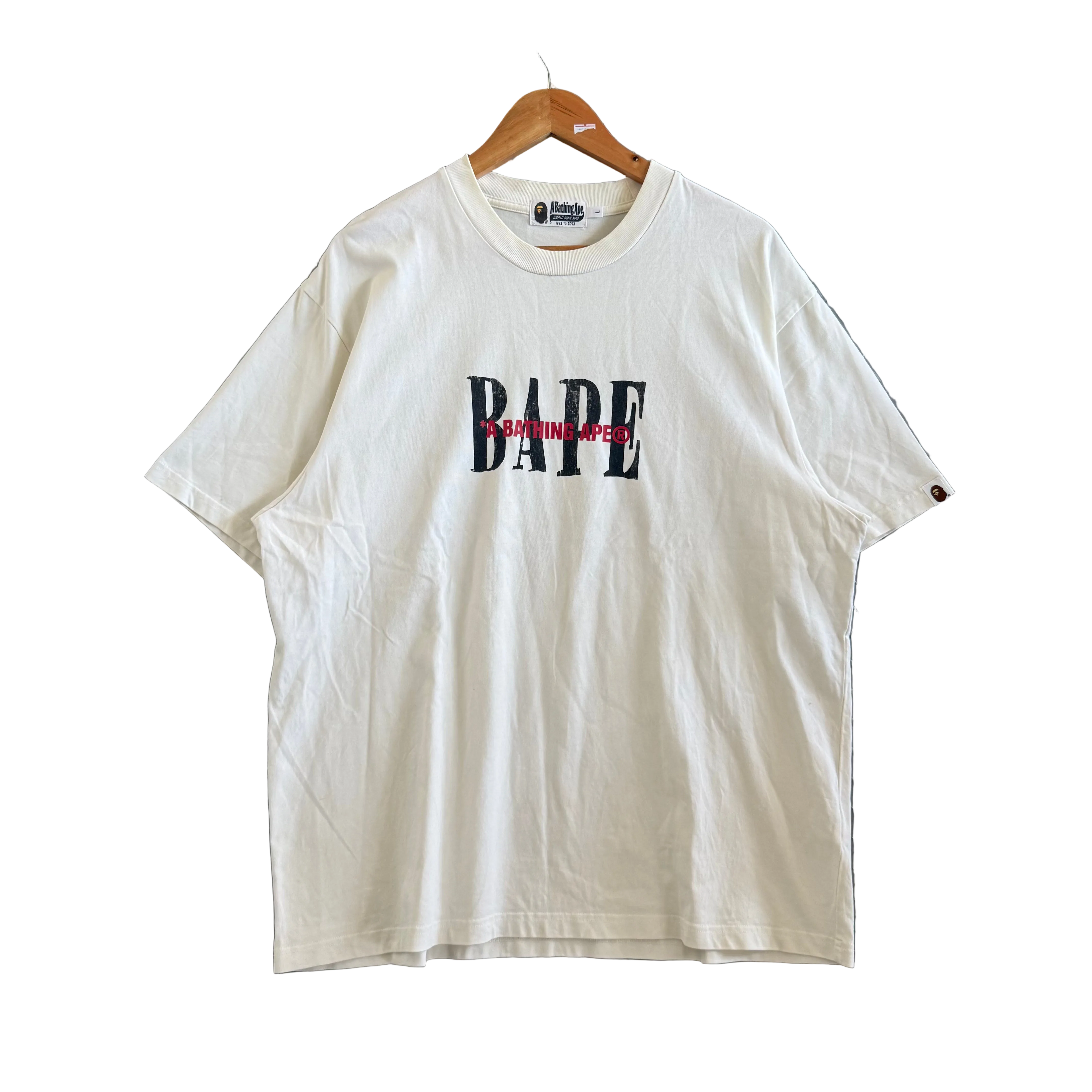 A Bathing Ape Soldier Graphic Tee - Size L