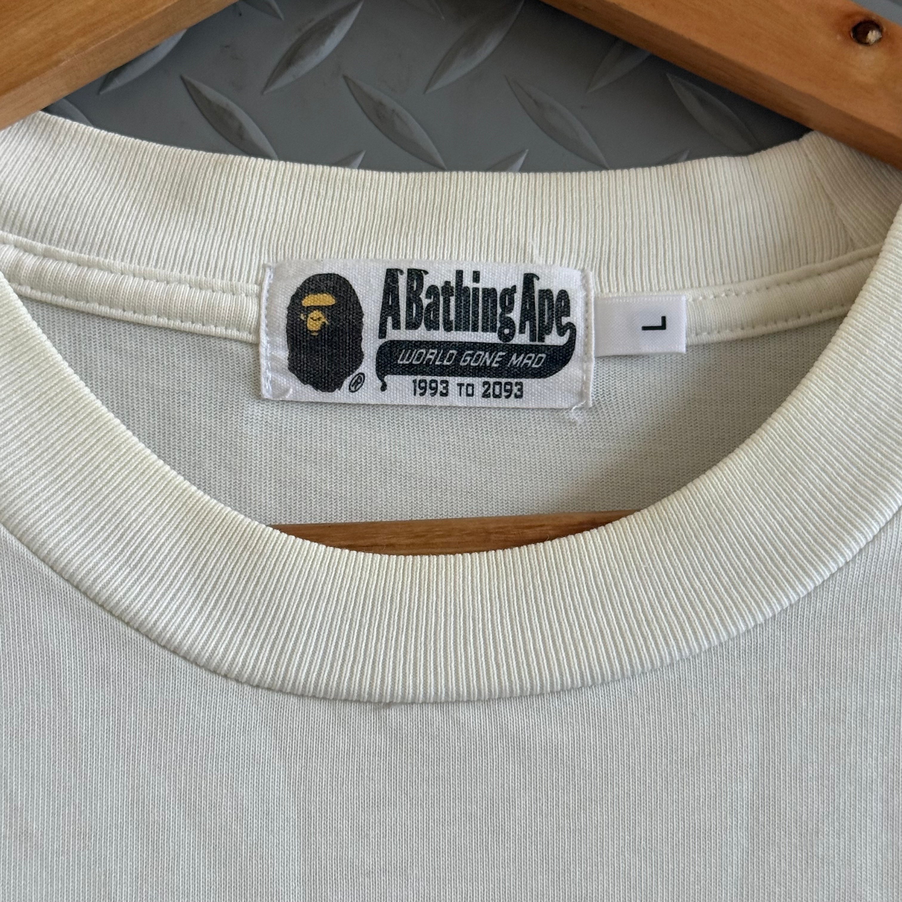 A Bathing Ape Soldier Graphic Tee - Size L