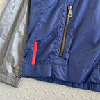 Prada SS08 Grey and Blue Sport Jacket - Size S
