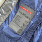 Prada SS08 Grey and Blue Sport Jacket - Size S