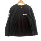 Stussy Black Fade Longsleeve Tee - Size M