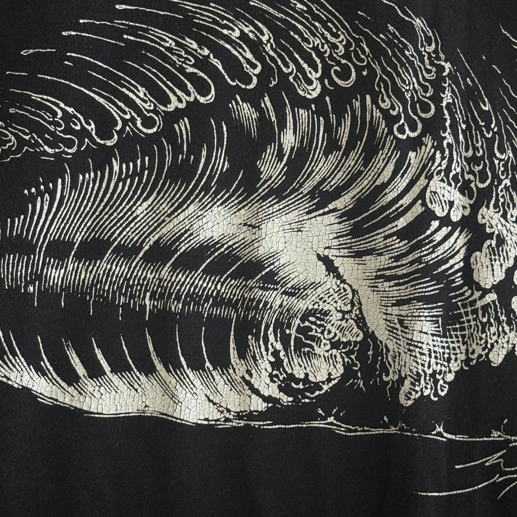 Stussy Black Fade Longsleeve Tee - Size M