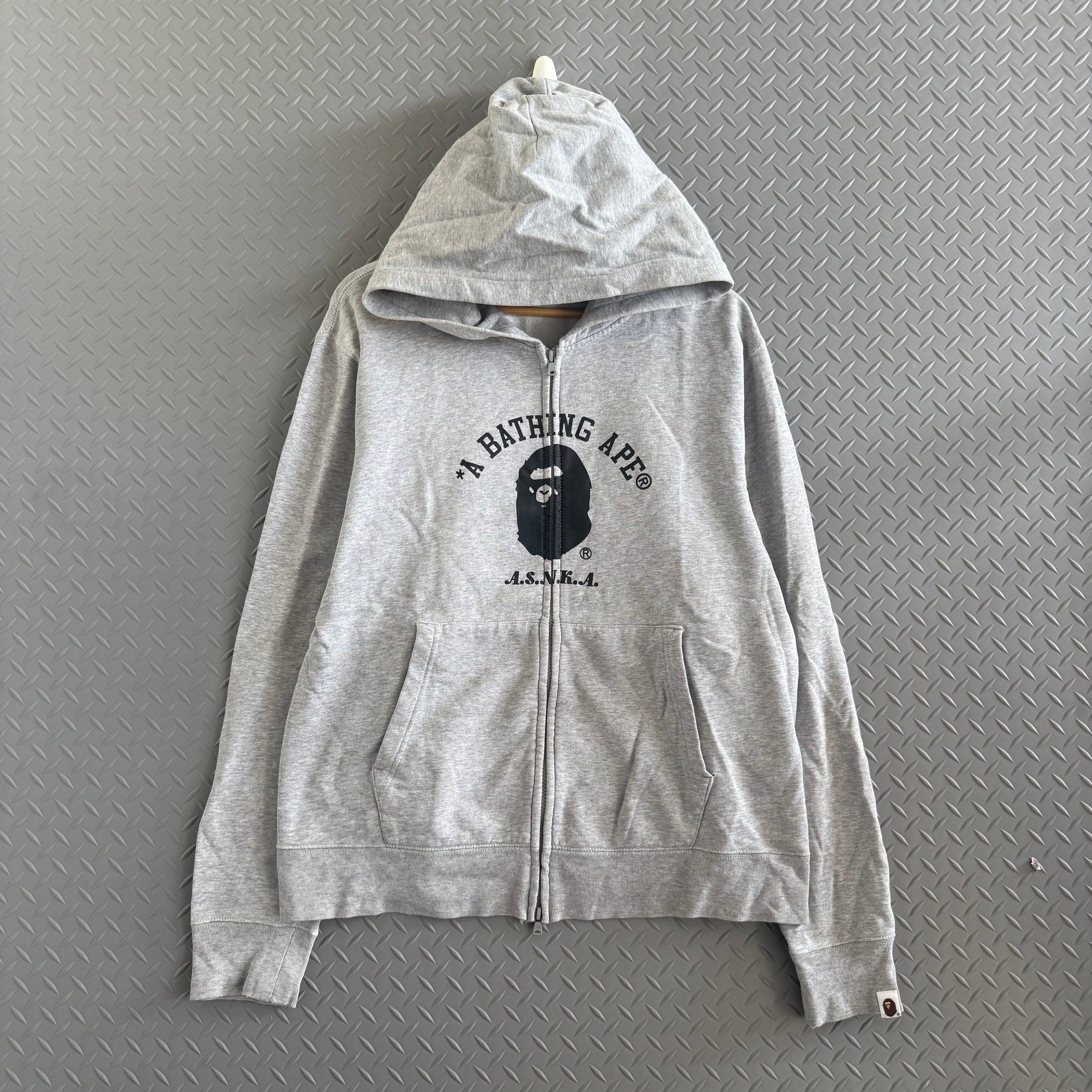 A Bathing Ape "A.S.N.K.A." Zip Up Hoodie - Size XL
