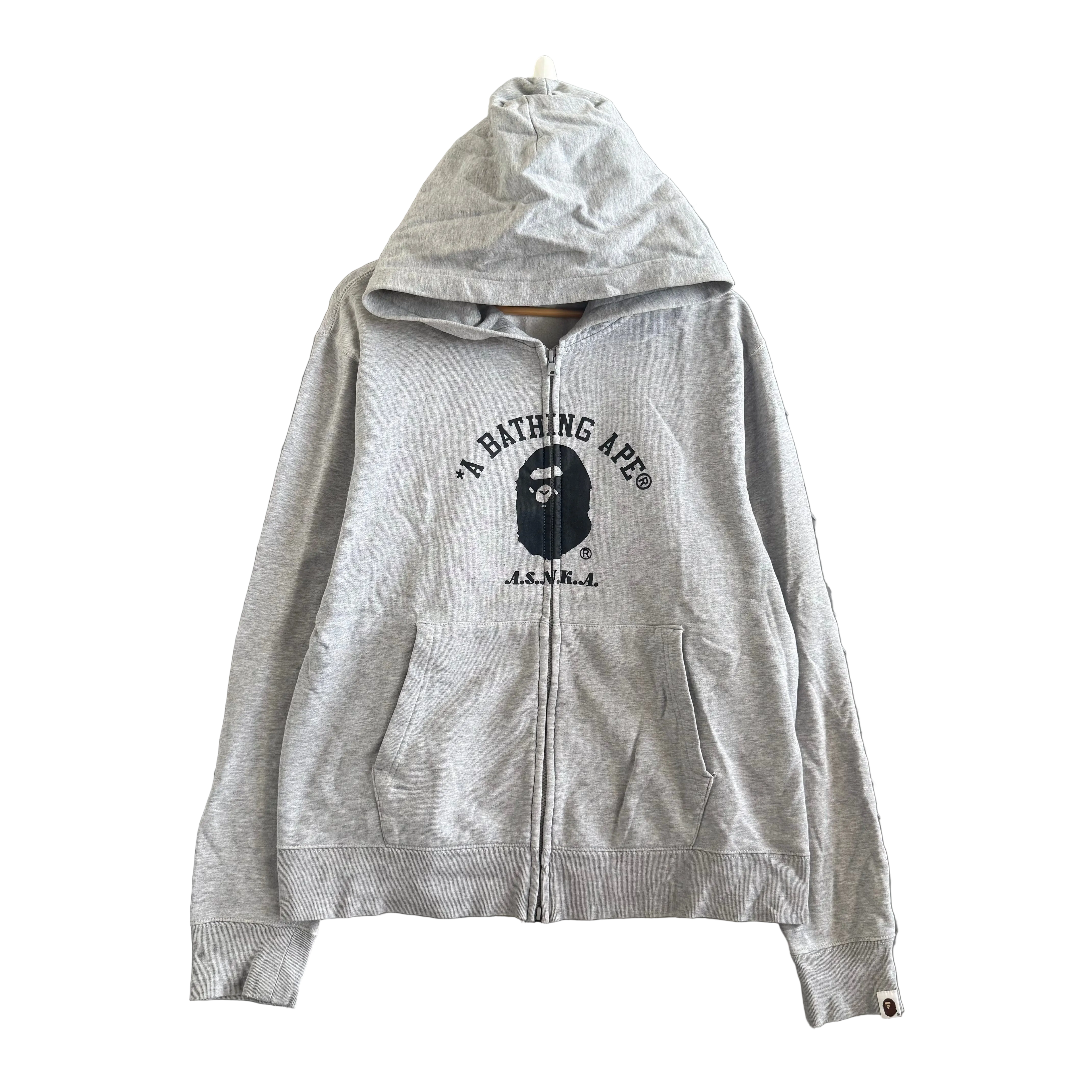 A Bathing Ape "A.S.N.K.A." Zip Up Hoodie - Size XL