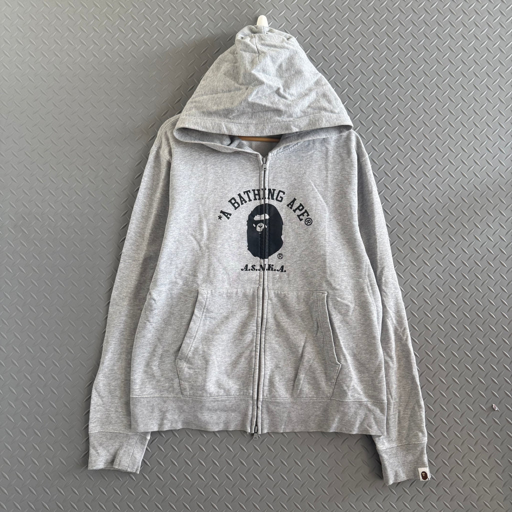 A Bathing Ape "A.S.N.K.A." Zip Up Hoodie - Size XL