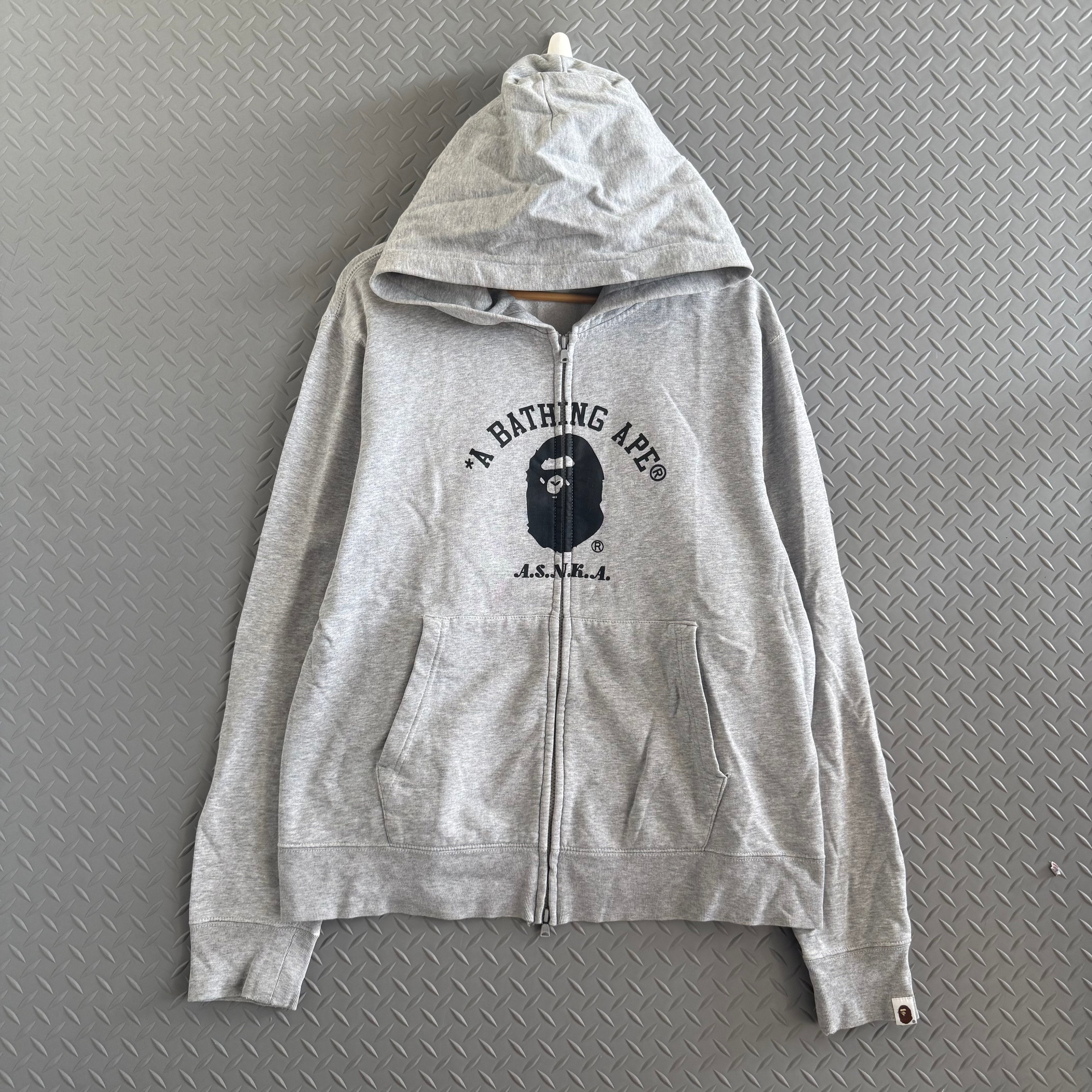 A Bathing Ape "A.S.N.K.A." Zip Up Hoodie - Size XL