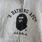 A Bathing Ape "A.S.N.K.A." Zip Up Hoodie - Size XL