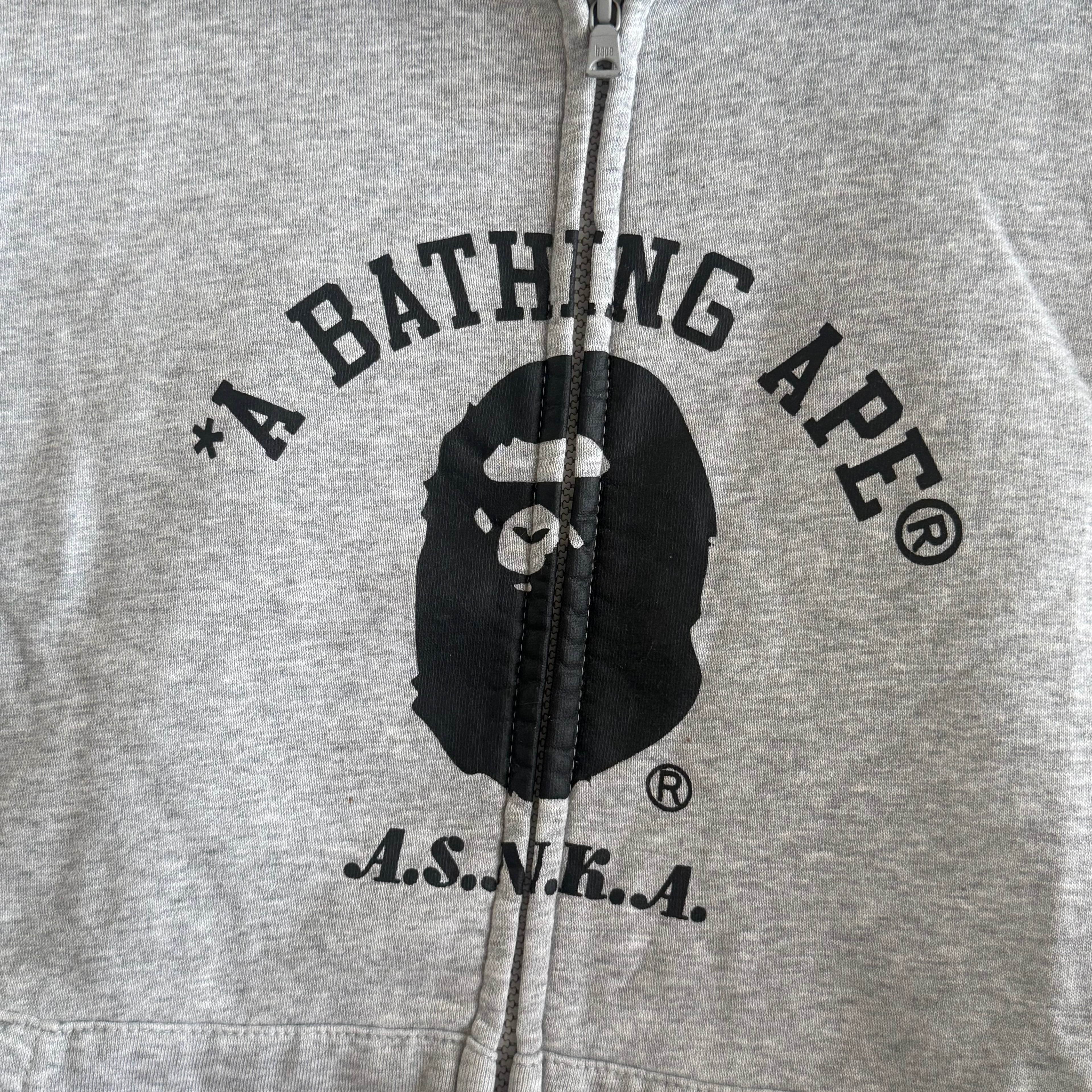 A Bathing Ape "A.S.N.K.A." Zip Up Hoodie - Size XL