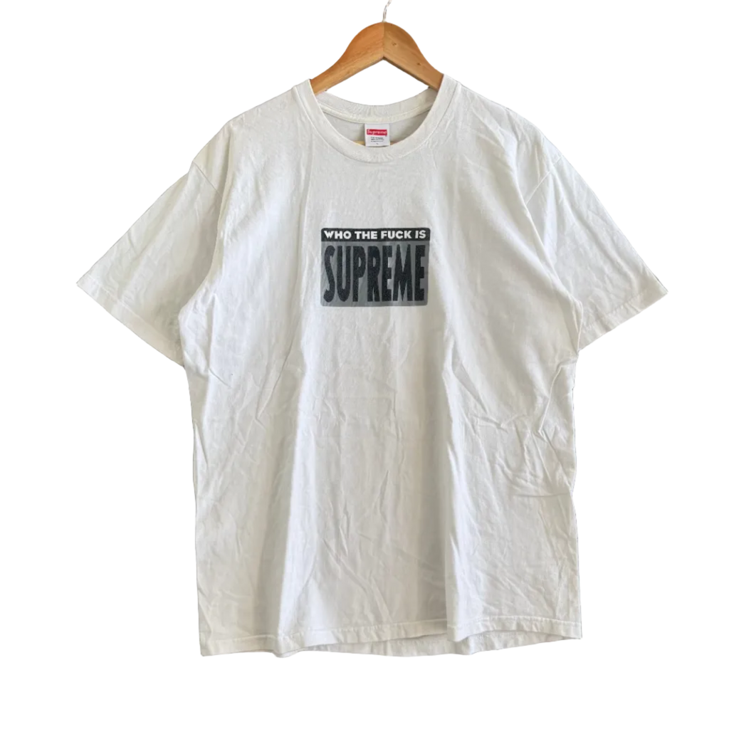 Supreme "Who the F*ck is Supreme" Tee - Size L