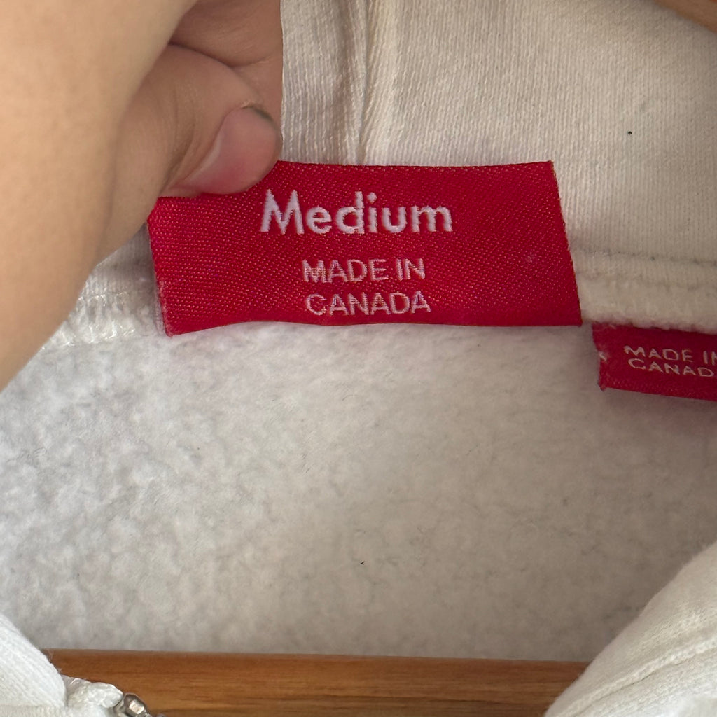 Supreme One Point Zip Up Hoodie - Size M