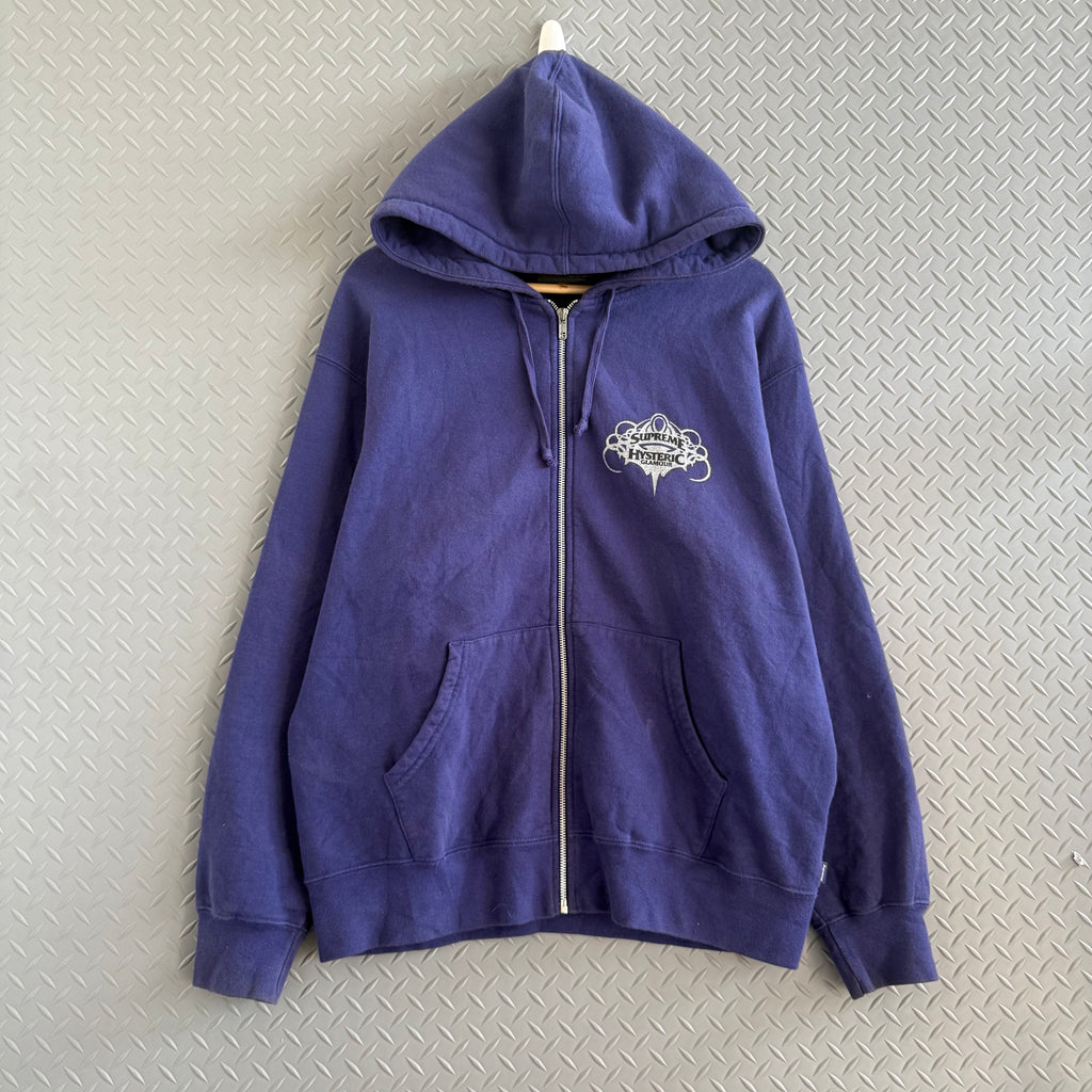 Supreme X Hysteric Glamour Zip Up Hoodie - Size M