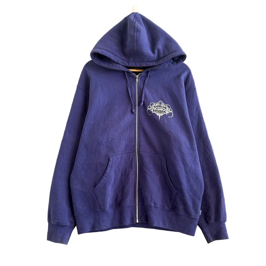 Supreme X Hysteric Glamour Zip Up Hoodie - Size M