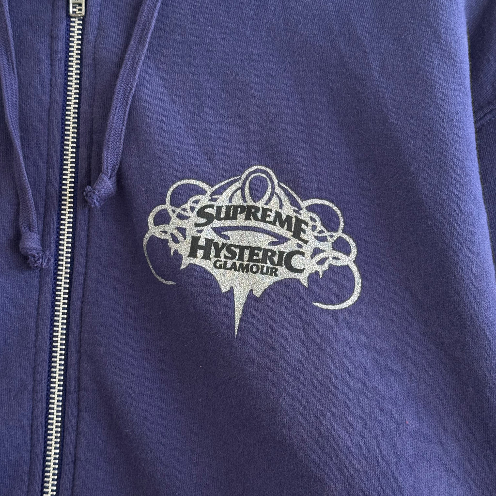 Supreme X Hysteric Glamour Zip Up Hoodie - Size M