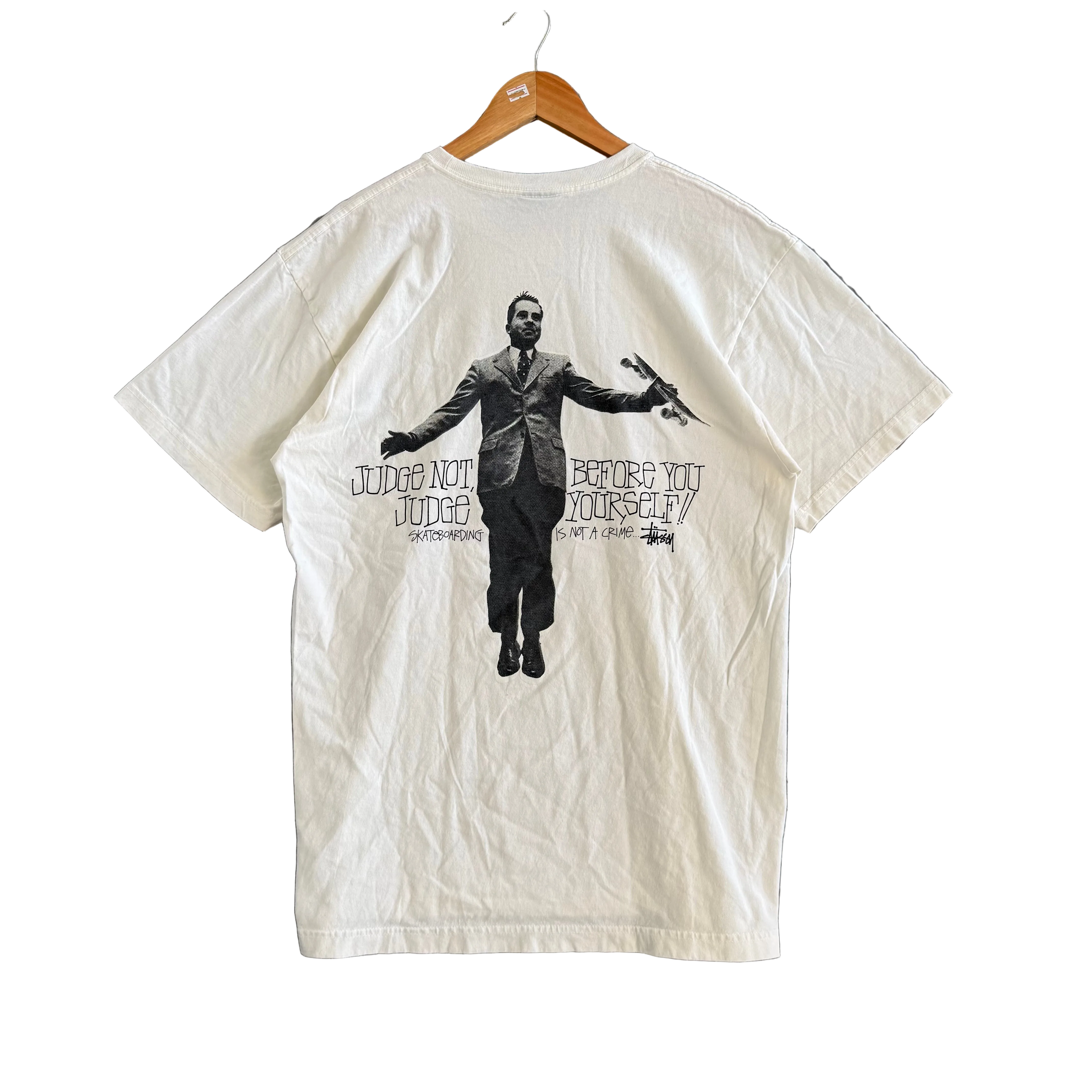 Stussy Man Print Tee - Size L