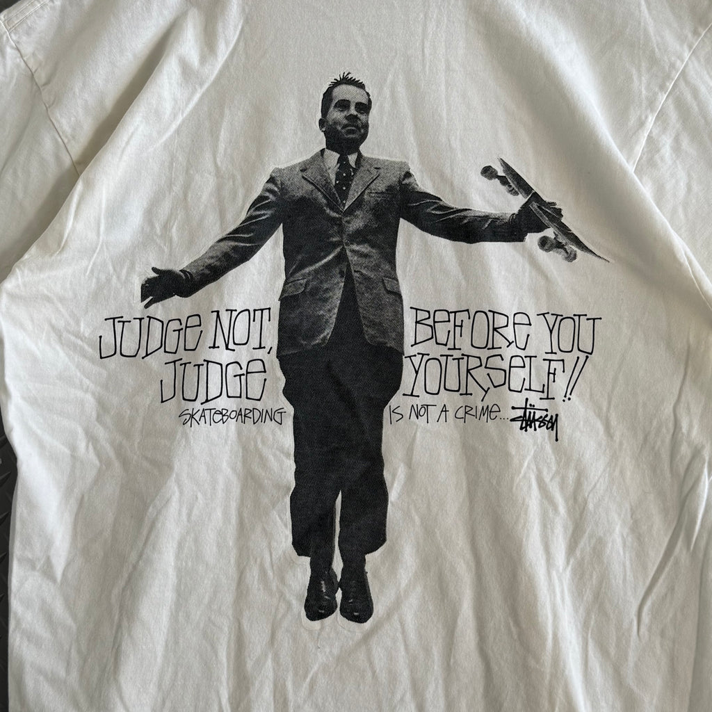 Stussy Man Print Tee - Size L