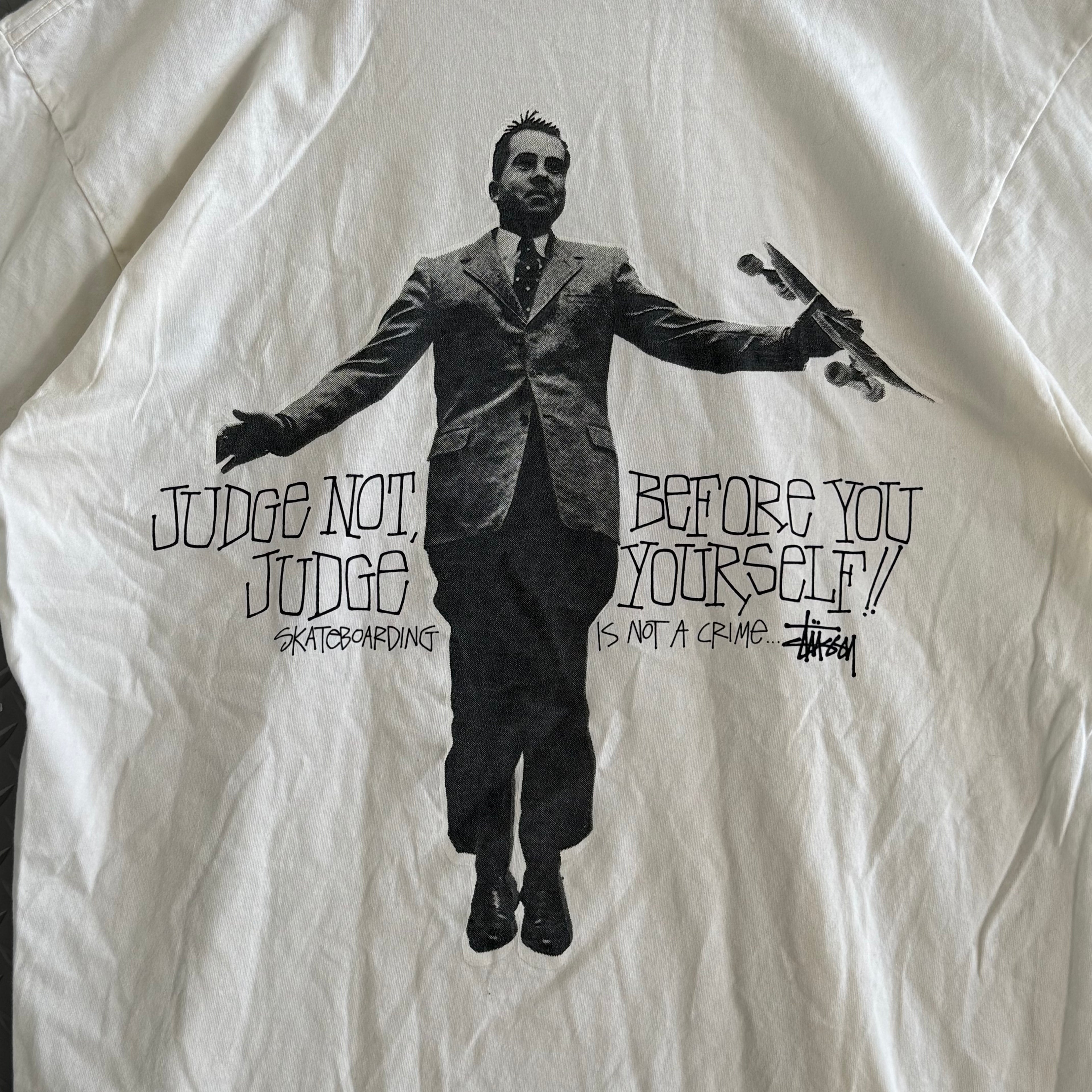 Stussy Man Print Tee - Size L
