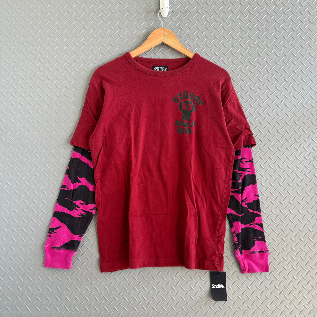Stussy Worldwide LS Tee - Size M