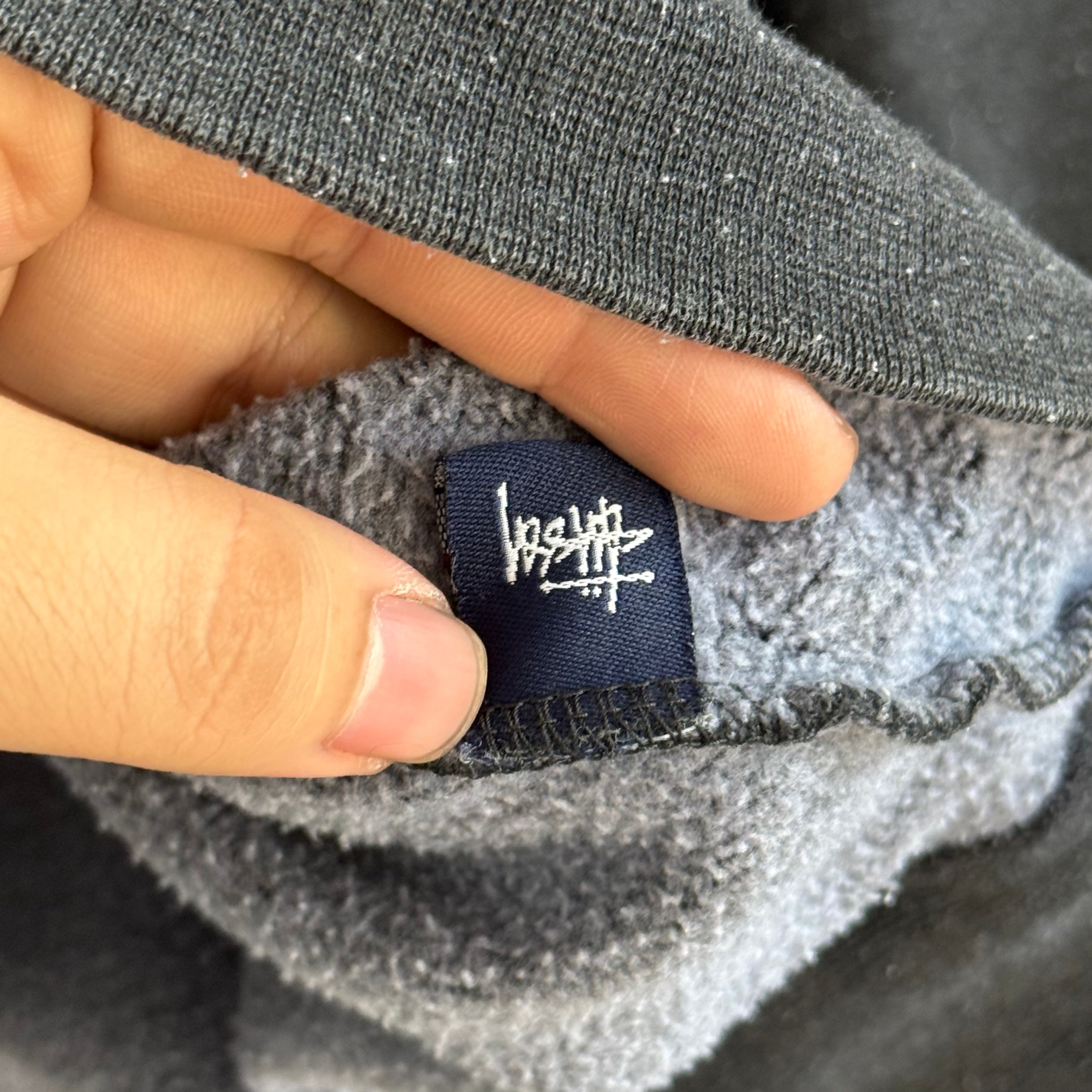 Vintage Stussy Graffiti Hoodie - Size M