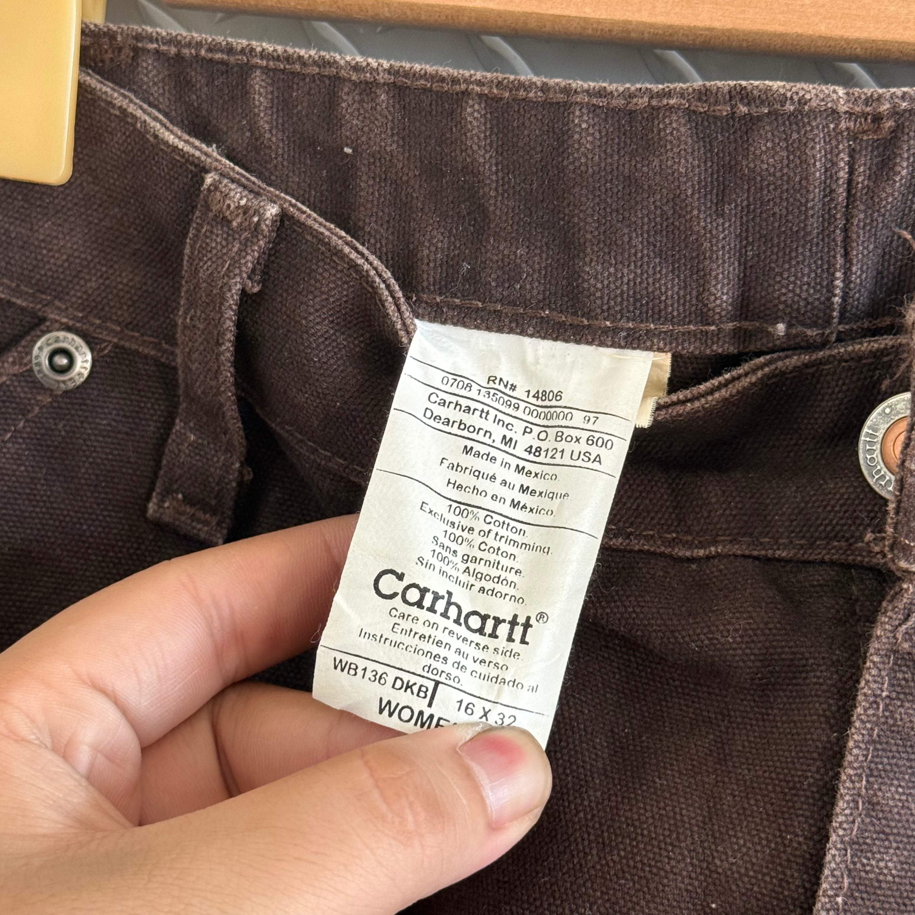 Carhartt WB136 Double Knee Pants - Size 16